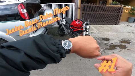 Dagang Baso Goreng Pake MOGE Ducati Monster YouTube