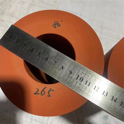 High Temperature Resistance Silicone Rubber Roller For Heat Transfer Machine