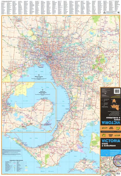 Victoria State Map UBD 370, Buy Maps of Victoria - Mapworld