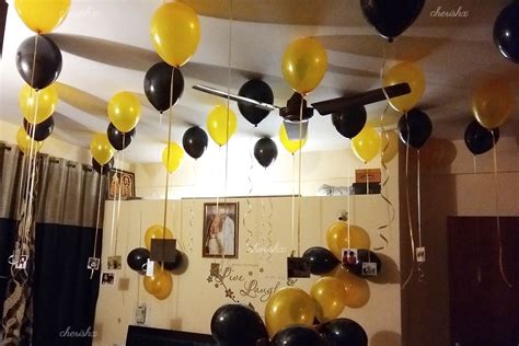 Balloon Decoration Ideas For Birthday Party At Home For Husband - Home ...