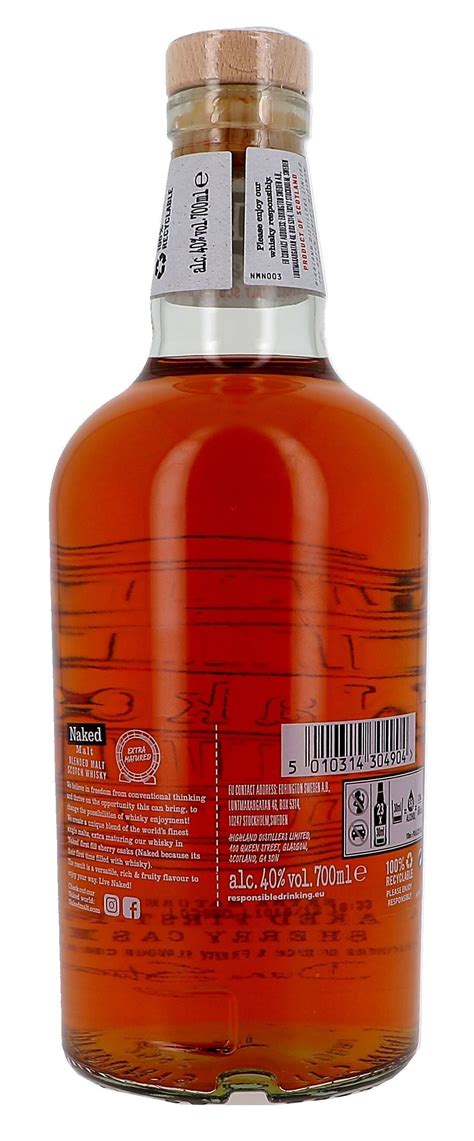 The Naked Grouse 70cl 40 Blended Malt Whisky Online Kopen Nevejan