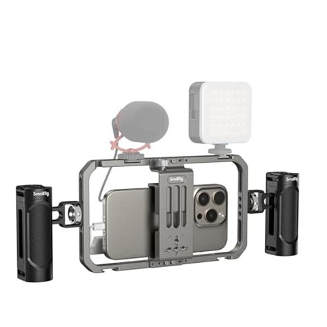 SmallRig Universal Phone Cage Smartphone Video Rig Kit With Handles