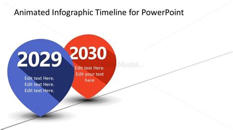 Animated Infographic Timeline PPT Slide Template - SlideModel