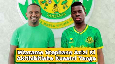 Stephane Azizi Ki Athibitisha Kujiunga Na Yanga Kwa Mkataba Wa Miaka 2