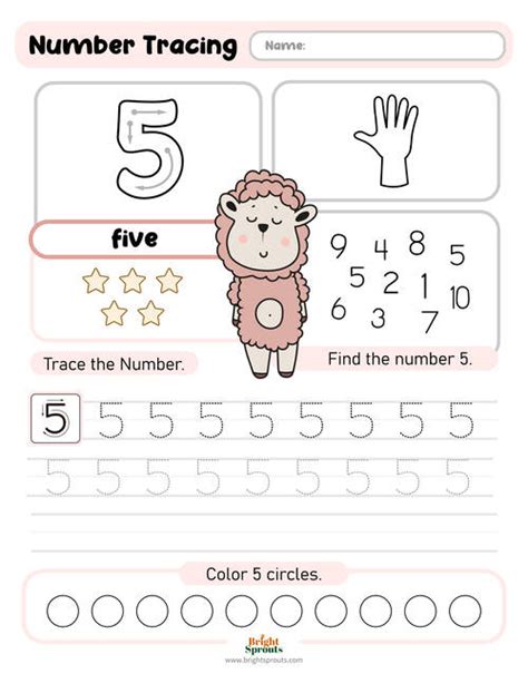 Number Tracing Worksheets Free Printable For Preschool To Kindergarten