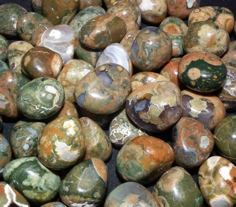 Tumbled Rhyolite Buy Rhyolite Tumblestones Online Uk Gemstone