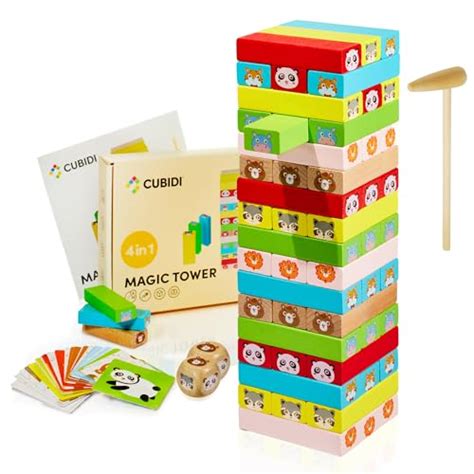 Original Wooden Stacking Tower Tumbling Tower Game A