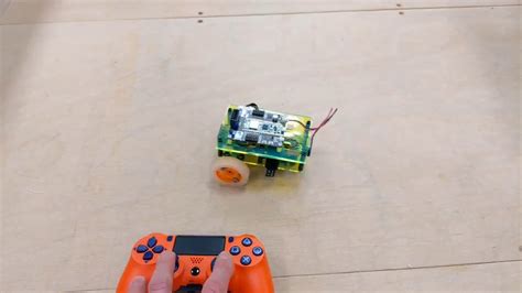 Bluetooth Raspberry Pi Pico W Robot Controlled Via Playstation 4