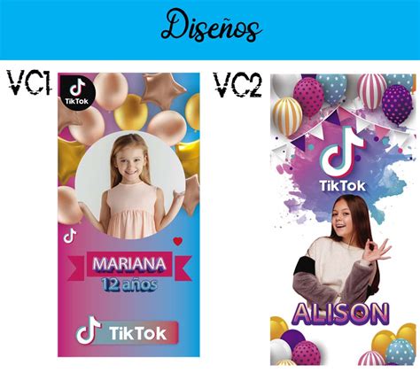 Letrero Decoraci N De Tiktok Para Cumplea Os 1x0 5 Mts SuperCreativa