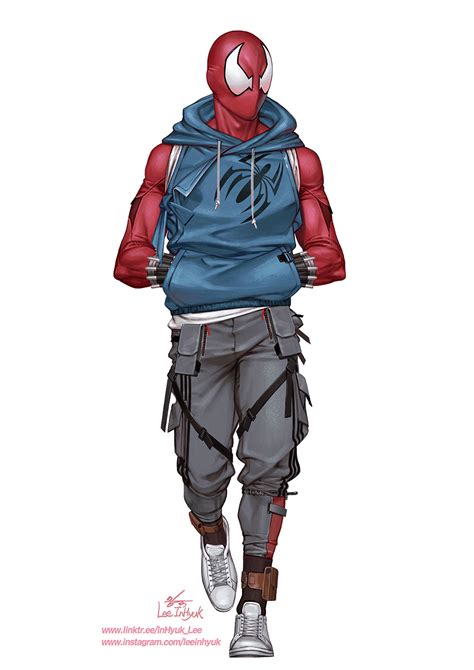 Ben Reilly (Scarlet Spider) by inhyuklee on DeviantArt