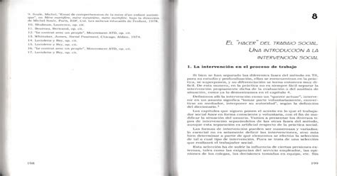 Metodologia De La Intervención En Trabajo Social Cristina De Robertis