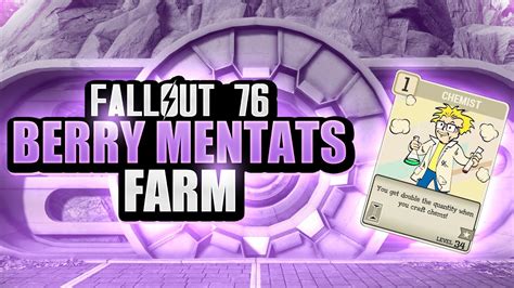 How To Farm Berry Mentats In Under Minutes Fallout Youtube