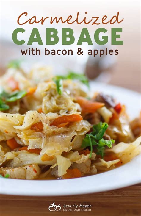 Delicious Caramelized Cabbage With Bacon And Apples