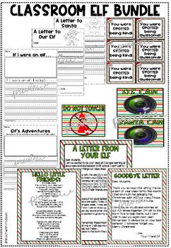 Classroom Elf Bundle by teachwithmsdavis | TPT