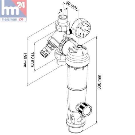 Syr R Cksp Lfilter Duo Dfr Dn Mit Integriertem Druckminderer