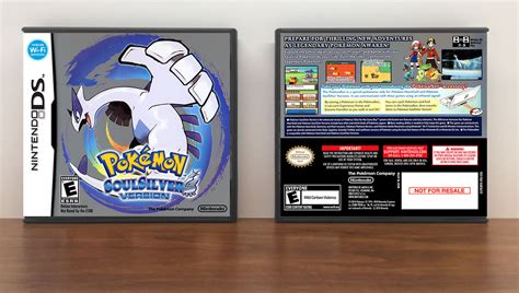 Pokemon Soulsilver Version Ds Game Case