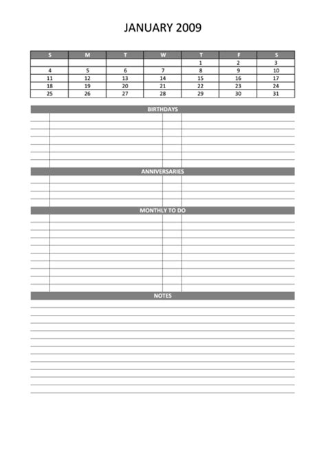 Top Yearly Planner Templates free to download in PDF format