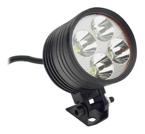 Foco Neblinero Led Redondo 20w Fijo Estrobo Autos Motos Cuotas Sin