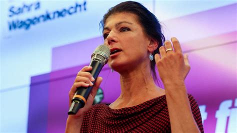 Sahra Wagenknecht Bsw Gr Nderin Will Mit Afd In Th Ringen Fairen Umgang