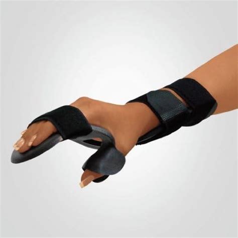 Bort Volar Splint For Wrist And Finger Brace Right Hand Charcoal