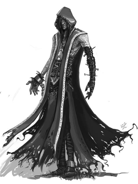 Balak Necromancer By Kuroart Rpg Character Character Portraits