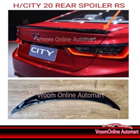 Honda City Oem Rs Lip Spoiler Bodykit Ducktail Spoiler Glossy