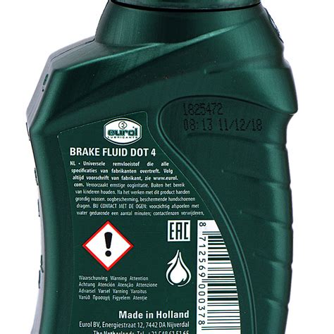 Eurol Brakefluid Dot L Winparts Nl Remvloeistof