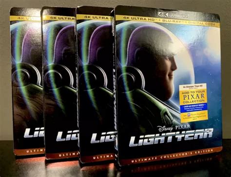 Disney Pixar Lightyear K Ultra Hd Blu Ray Digital New Sealed W