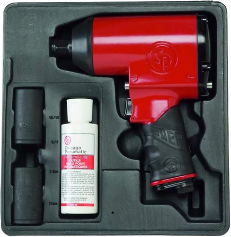 Chicago Pneumatic CP7763 3 4 Inch Air Impact Wrench Red Metal Power