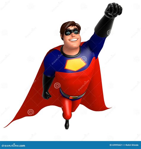 Superhero Flying Pose