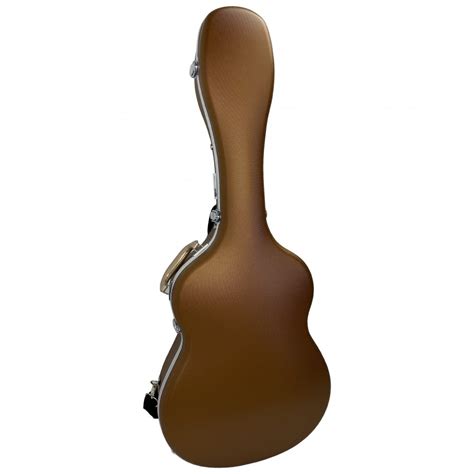 Estuche Guitarra Clásica y Flamenca de ABS Rapsody Dorado Mate