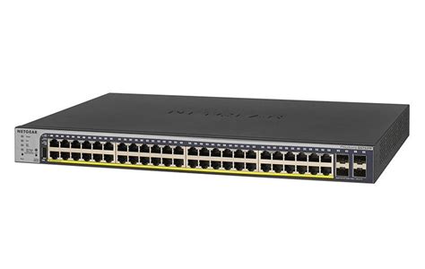 Netgear 48-Port Gigabit PoE+ Smart Managed Pro Switch with 4 SFP Ports ...