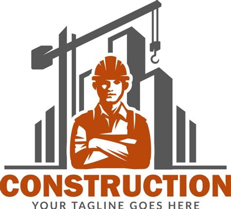 Construction Logo Design Template Suitable Vector Image