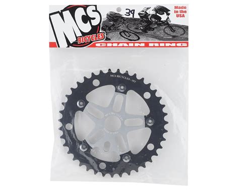 Mcs Alloy Spider And Chainring Combo Silver Black 39t Dan S Comp