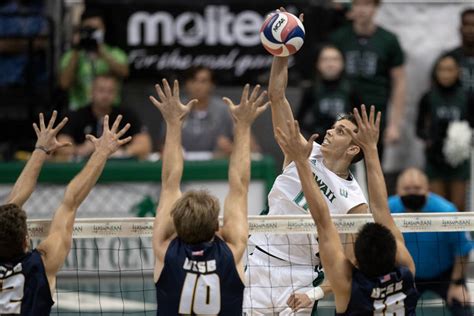 Hawaii Volleyball Team Sweeps Uc Santa Barbara Plays Long Beach State