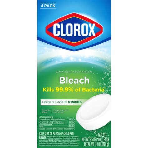 Clorox Automatic Toilet Bowl Cleaner Tablets With Bleach Lunds And Byerlys