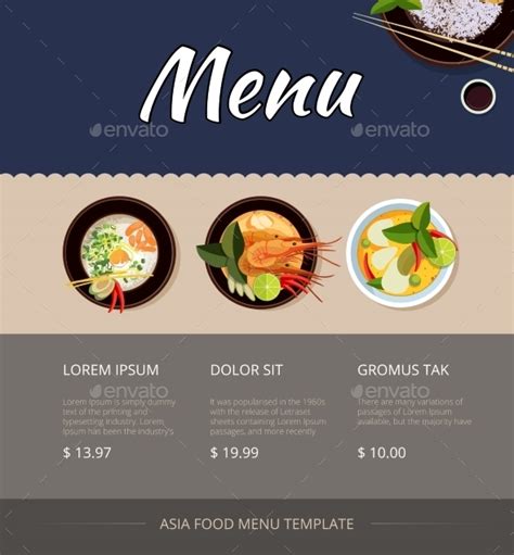 Food Menu Designs - 18+ Examples, Tips