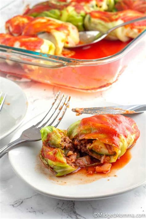 Low Carb Keto Cabbage Rolls Recipe Without Rice • Low Carb Nomad