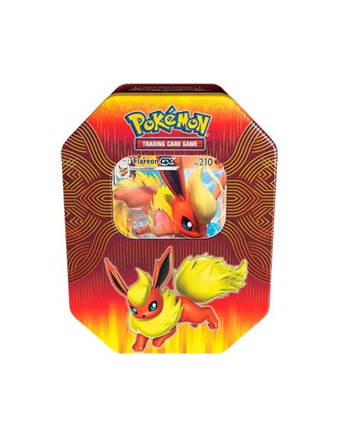 Comprar Pok Mon Jcc Caja Met Lica Poder Elemental Flareon Gx Juego De