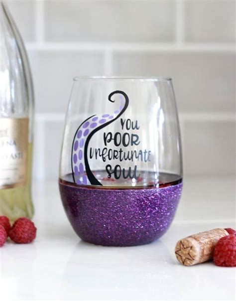 How To Make Disney Princess Glitter Wine Glasses Artofit