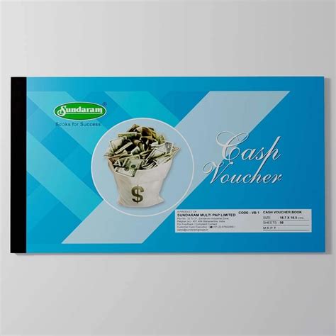 Sundaram X Cm Cash Voucher Book Sheets Pack Of