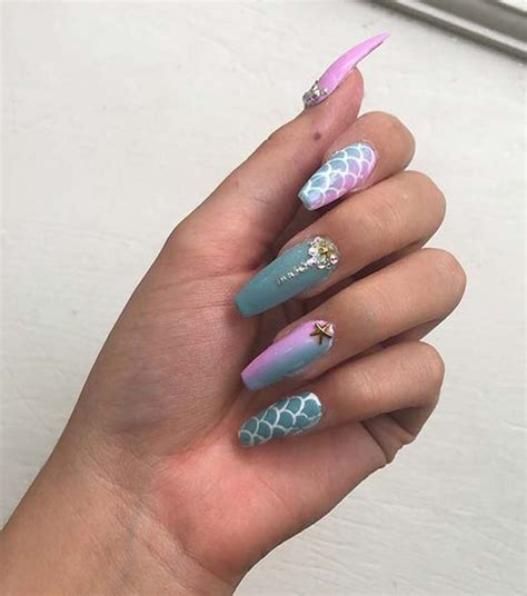 Acrylic Mermaid Nail Designs Atelier Yuwa Ciao Jp