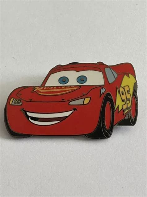 DISNEY PIXAR ALPHABET Letter L Lightning McQueen Cars Mystery Pin EUR