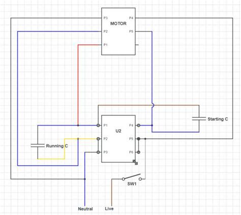 Single Phase Motor Wiring Diagram With Capacitor Wiring Diagram For ...