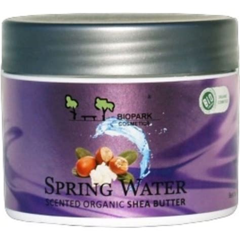 Biopark Cosmetics Beurre De Karit Spring Water Boutique En Ligne