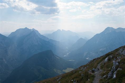 3840x2571 Alpine Alps Clouds Gorge Hiking Landscape Mountain