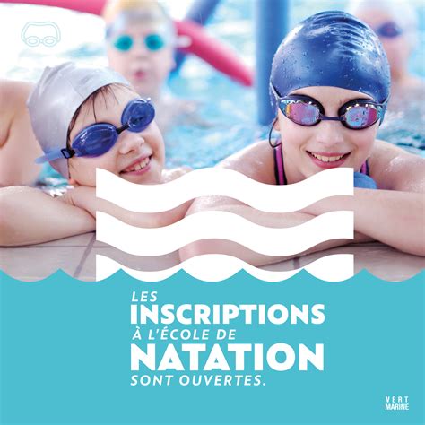 Nouvelles inscriptions à lécole de natation PISCINE DES CLOSEAUX