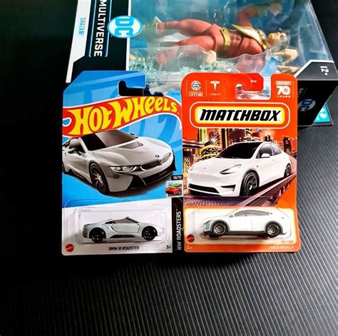 Hot Wheels BMW I Roadster Matchbox Years Tesla Model Y Hotwheels Roadsters Hobbies Toys