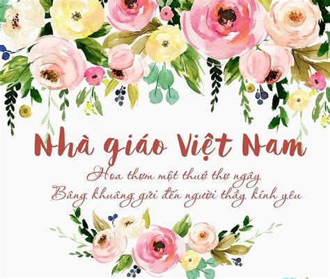 10 Lời Chúc Ngày Nhà Giáo Việt Nam 20 11 Hay Và ý Nghĩa Nhất