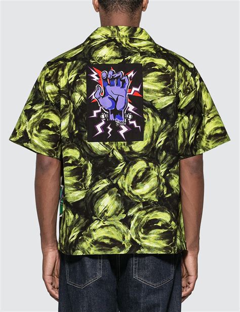 Prada Cotton Universal Studios Edition Frankenstein Shirt In Green For